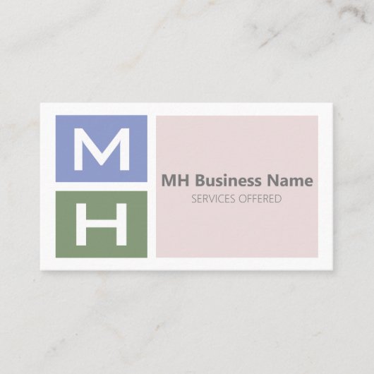 Geleide kloonblokken visitekaartje (Voorkant)