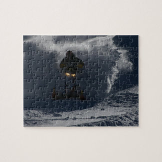 Geleide landingspuzzel legpuzzel