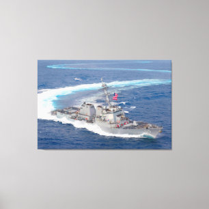 GELEIDE RAKET DESTROYER - DDG-110 32x48 Canvas Afdruk