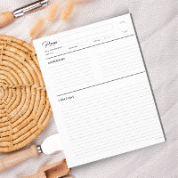 Geleide Recipe Pagina's Modern in grijs letterform