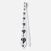 Geleidelijk groeiend Interrobang Stropdas (Voorkant)