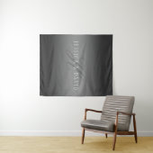 Geleidelijk veranderende gradiënt grijs elke naam/ wandkleed (In Situ (horizontaal))