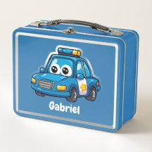 Gelend politieauto, jongens, gepersonaliseerd blau