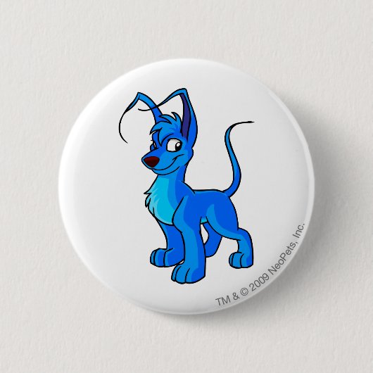 Gelert Blue Ronde Button 5,7 Cm (Voorkant)