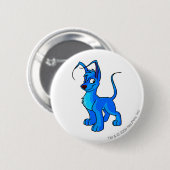 Gelert Blue Ronde Button 5,7 Cm (Voorkant /achterkant)