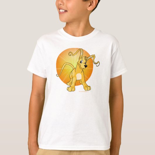 Gelert met geel afspeeltje t-shirt (Voorkant)