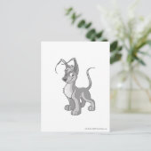 Gelert Silver Briefkaart (Staand voorkant)