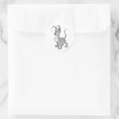 Gelert Silver Ronde Sticker (Tas)