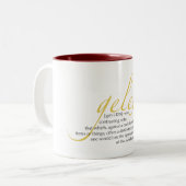 Geles Tweekleurige Koffiemok (Voorkant links)