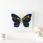 Geless liefde in het tijdloze universum vierkante klok (Huis)