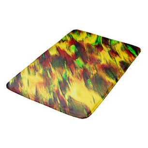 Geleverd van rood naar geel, een beetje groen badmat