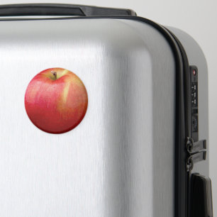 GELEVERDE RODE APPEN MAGNEET