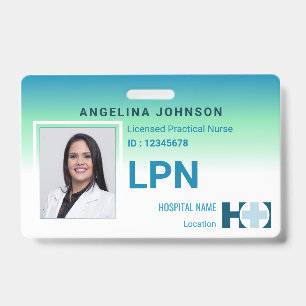 Gelicentieerd Praktisch Verpleegkundige LPN Modern Badge