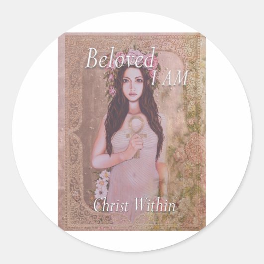 Geliefd dat ik ben ronde sticker (Voorkant)