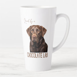 Geliefd door een Chocolade Lab Labrador Hondenlief Latte Mok