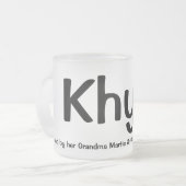 Geliefd door grootouders Mok (Voorkant links)