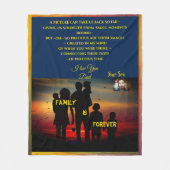 Geliefd een-  geschenk medium gooien fleece deken (Voorkant)