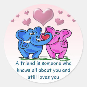 Geliefd in elk geval sticker