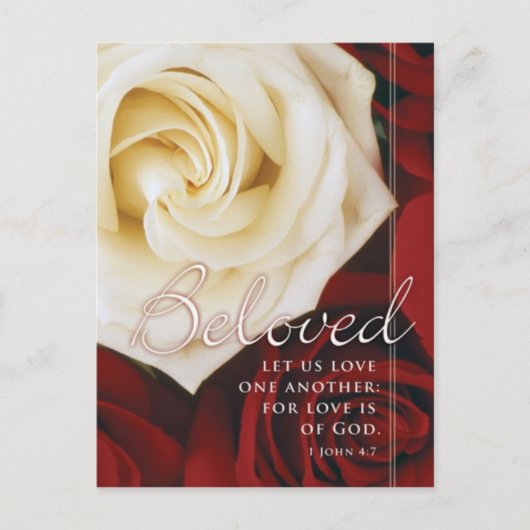 Geliefde bruiloft briefkaart (Voorkant)