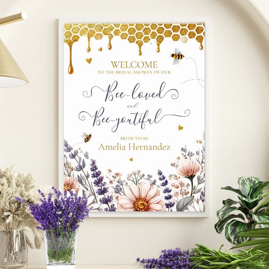 Geliefde en Mooie Bruiloftfeest Poster