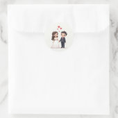 Geliefde Liefdes Koppel Stickers (Tas)