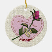 Geliefde Mine Roos ornament (Voorkant)