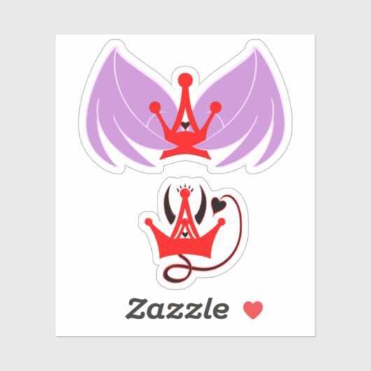 Geliefde prinses van de hel sticker (Vel)