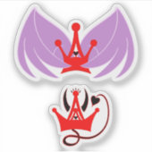 Geliefde prinses van de hel sticker (Voorkant)