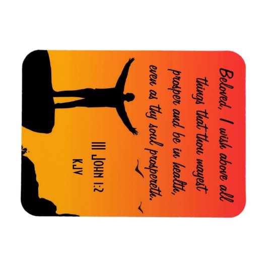 Geliefden, moge uw lichaam en ziel bloeien magneet (Horizontaal)