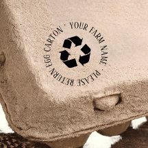Gelieve Eierkartonnen Zelfinkende Rubber Stempel T