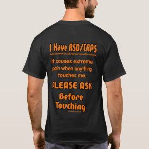 GELIEVE NIET AAN TE SLUITEN!! ...RSD/CRPS T-SHIRT
