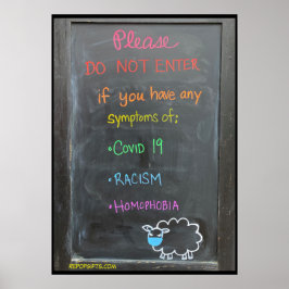 Gelieve niet in te vullen als u tekens van... post poster