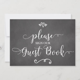 Gelieve Ons Gastboek Trouwbord te Ondertekenen