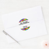 Gelieve te roepen Autism identiteitskaart- Label (Envelop)