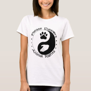 Gelieve te steunen het Dierlijke Shirt van Rechten