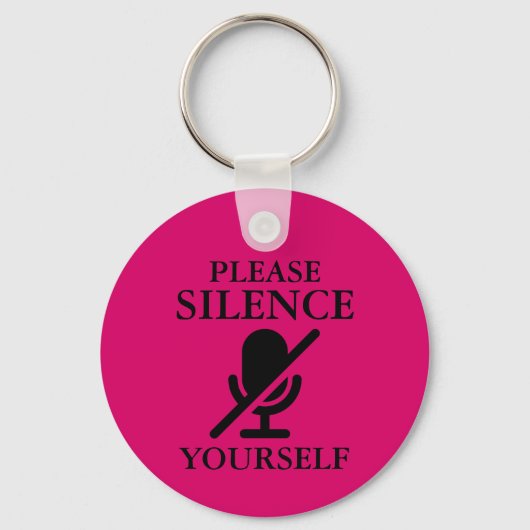 Gelieve uw eigen Sleutelhanger te zwijgen (Voorkant)
