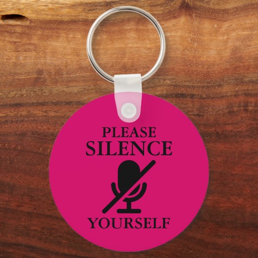Gelieve uw eigen Sleutelhanger te zwijgen (Achterkant)