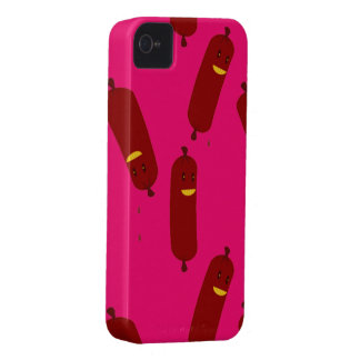 gelige worsten iPhone 4 hoesje