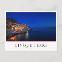 Gelijk makend in Manarola stad, Cinque Terre, Briefkaart