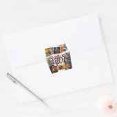 Gelijk Vierkante Sticker (Envelop)