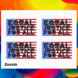 Gelijke gerechtigheid voor iedereen – Amerikaanse  Rechthoekige Sticker
