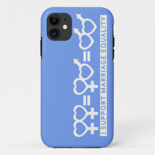 Gelijke huwelijken/één aangepaste liefdeskwestie i iPhone 11 hoesje