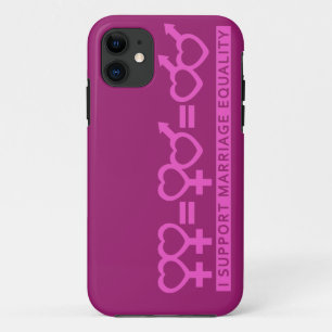 Gelijke huwelijken/één aangepaste liefdeskwestie i iPhone 11 hoesje