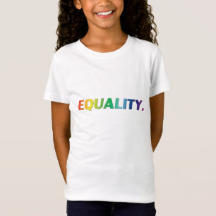 Gelijke kleuren van de homo-regenboog t-shirt