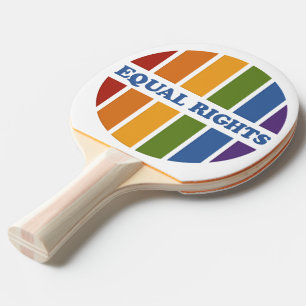 Gelijke rechten aangepaste monogram ping pongpedde tafeltennisbatje