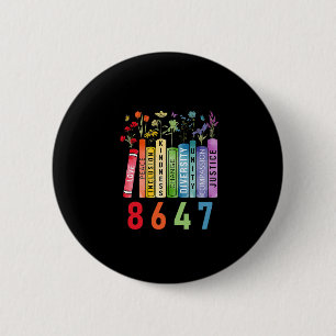 Gelijke Rechten Boek Bloem Anti Trump Feministe Vr Ronde Button 5,7 Cm