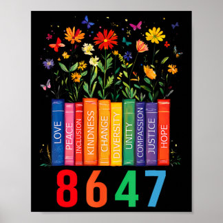 Gelijke Rechten Boek Bloem Trump Vrouwenrechten Fe Poster