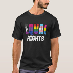 Gelijke rechten Citaat in Queer Flags LGBT Gay Pri T-shirt