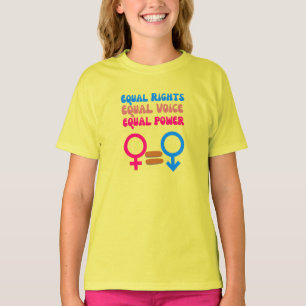 Gelijke Rechten Gelijke Stem Feministisch  Gelijkh T-shirt