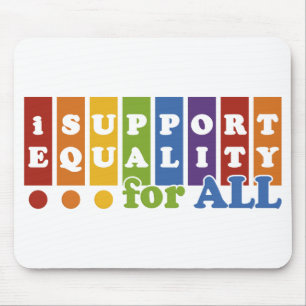 Gelijke rechten mousepad muismat